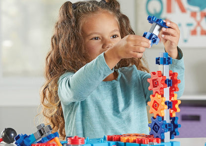 Learning Resources STEM Explorers™ Machine Makers, 60 Pieces, Ages 5+, Build It Yourself Engineering Toys