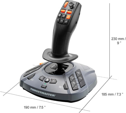 Thrustmaster SimTask FarmStick, Joystick multifunzionale per l'agricoltura, per PS5 e PC