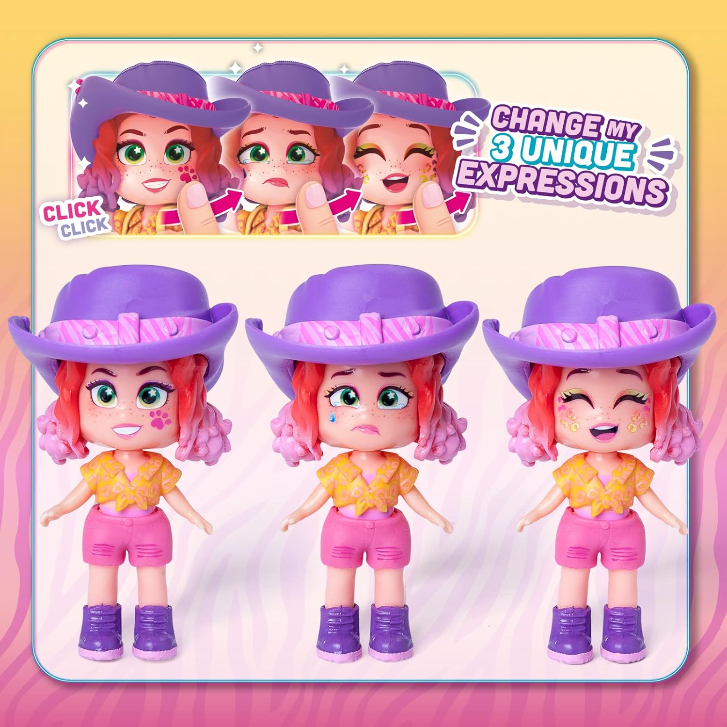 KOOKYLOOS Jane’s Suitcase – Doll’s suitcase with over 14 fashion accessories and exclusive doll with 3 fun expressions. Includes clothes, accessories and shoes, hangers and an exclusive pet