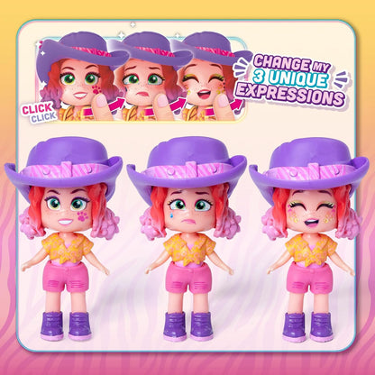 KOOKYLOOS Jane’s Suitcase – Doll’s suitcase with over 14 fashion accessories and exclusive doll with 3 fun expressions. Includes clothes, accessories and shoes, hangers and an exclusive pet