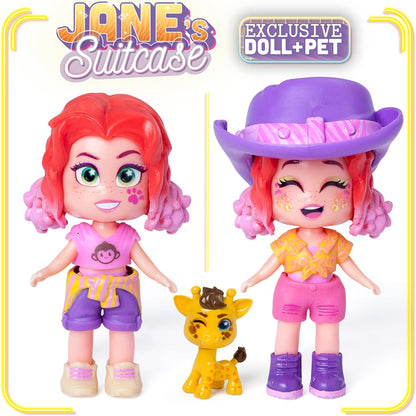 KOOKYLOOS Jane’s Suitcase – Doll’s suitcase with over 14 fashion accessories and exclusive doll with 3 fun expressions. Includes clothes, accessories and shoes, hangers and an exclusive pet