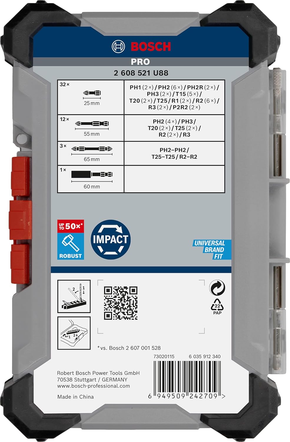 Bosch Pro Impact Bitset 48 Pcs.