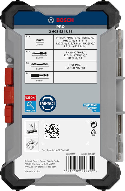 Bosch Pro Impact Bitset 48 Pcs.