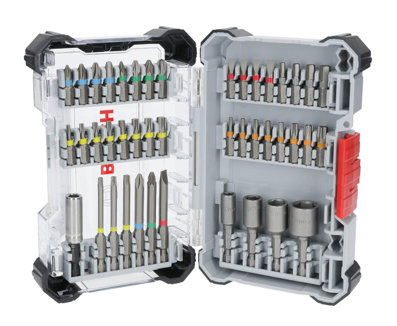 Bosch 43X Extra Hard Screwdriver Bit Set, 43-Piece (197 X 110.5 Mm, Professional Accessories Screwdriver, Drill)