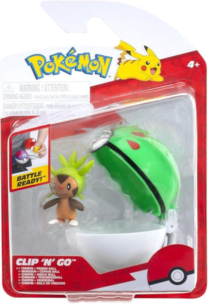 Pokémon PKW3641 Clip 'n'Go Poké Ball - Igamaro & Friends Ball, Official Pokéball with 5 cm Figure