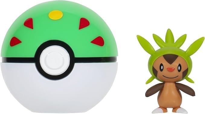 Pokémon PKW3641 Clip 'n'Go Poké Ball - Igamaro & Friends Ball, Official Pokéball with 5 cm Figure