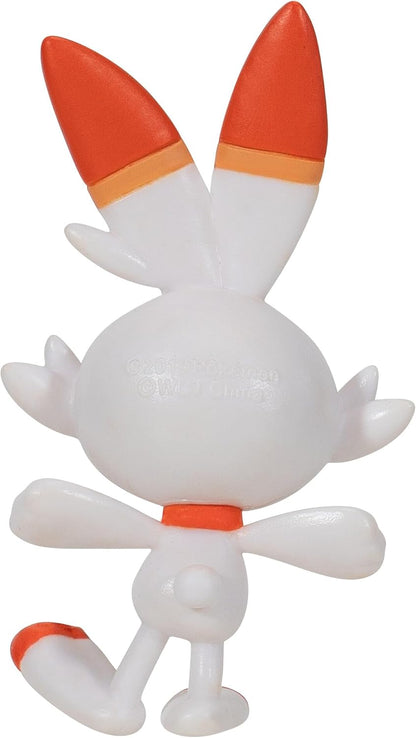 Pokémon Clip ‘N’ Go Scorbunny and Premier Ball - Includes 2-Inch Battle Figure and Premier Ball Accessory