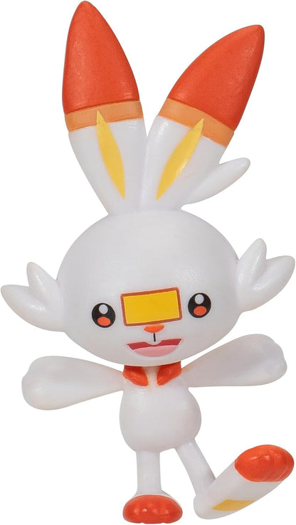 Pokémon Clip ‘N’ Go Scorbunny and Premier Ball - Includes 2-Inch Battle Figure and Premier Ball Accessory