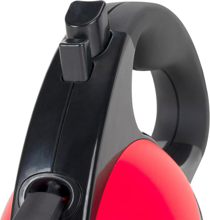 Pokémon Poké Ball Retractable Dog Lead, Pet Leash - 16 Ft. Retractable Dog Lead with Reflective Tape, Handbrake, Lock, Comfort Grip and Metal Clip