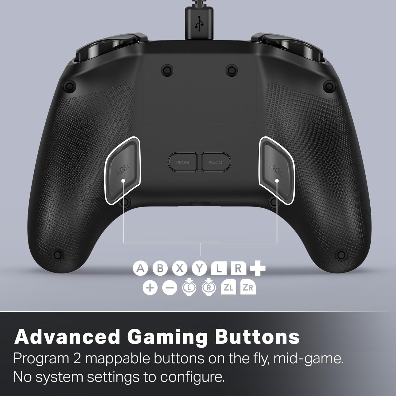 Powera Advantage Wired Controller For Nintendo Switch 2 - Black