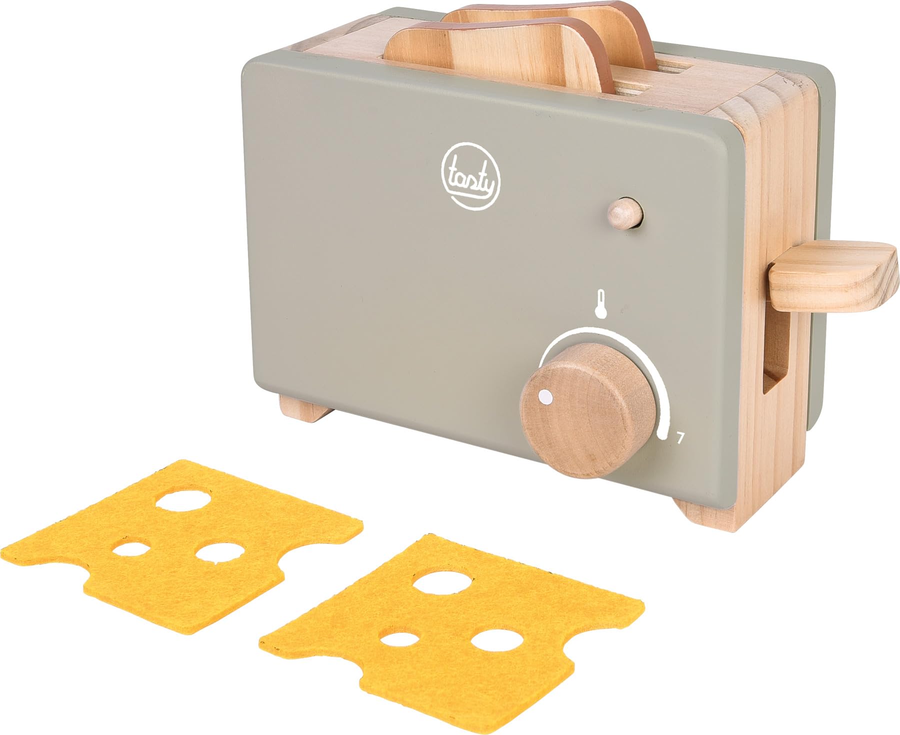 Small Foot - Small Foot - Houten Broodrooster Set Grijs Tasty