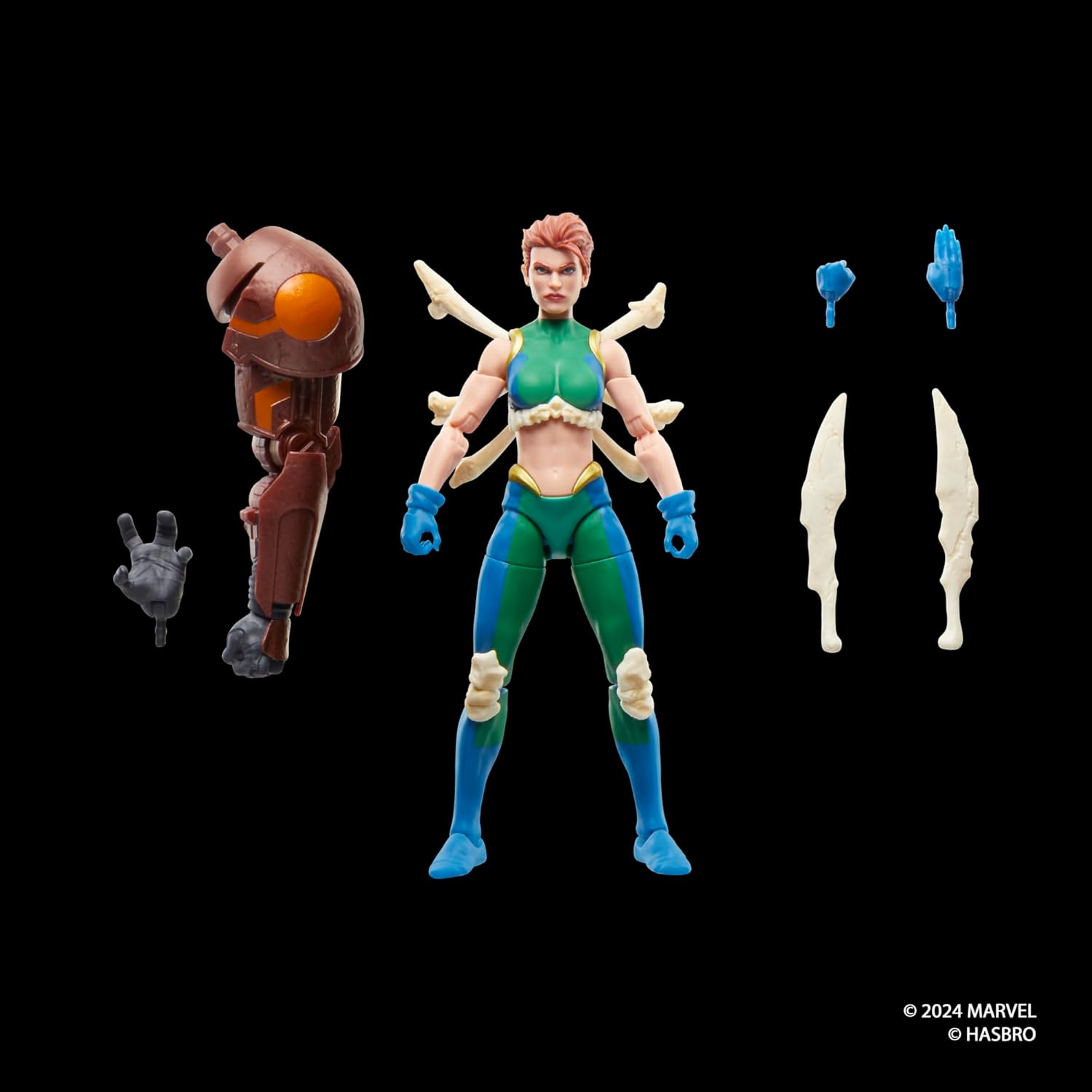 Marvel Legends Series Marrow Comics Action Figure, Red and Black
