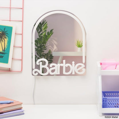 Barbie Wand-Spiegel Neon 27 cm