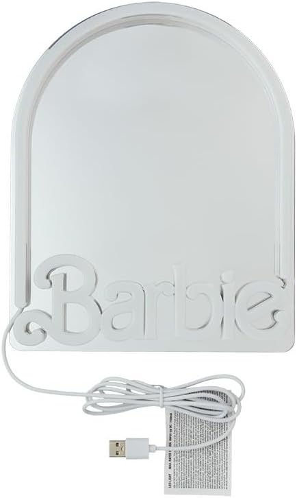 Barbie Wand-Spiegel Neon 27 cm