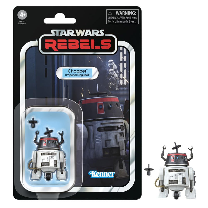 Star Wars The Vintage Collection Chopper (Imperial Disguise), Star Wars Rebels Action-Figur (9,5 cm
