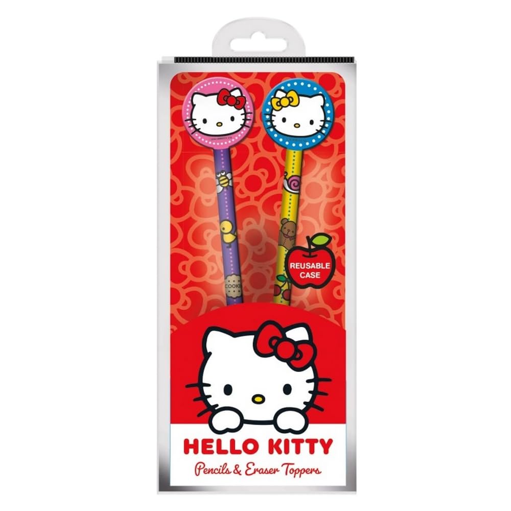 HELLO KITTY - Pencil & Topper 2PK
