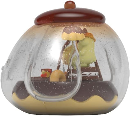 Mighty Jaxx Sanrio Kandyland: Pom Pom Purin | 6 Inch Collectible Figurine Diorama