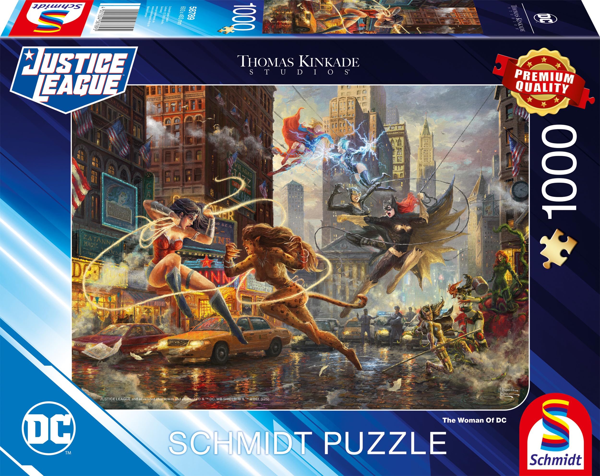 Schmidt | DC: The Women of DC (1,000 Pieces) | Jigsaw Puzzle | Ages 14+ | 1+ Players
