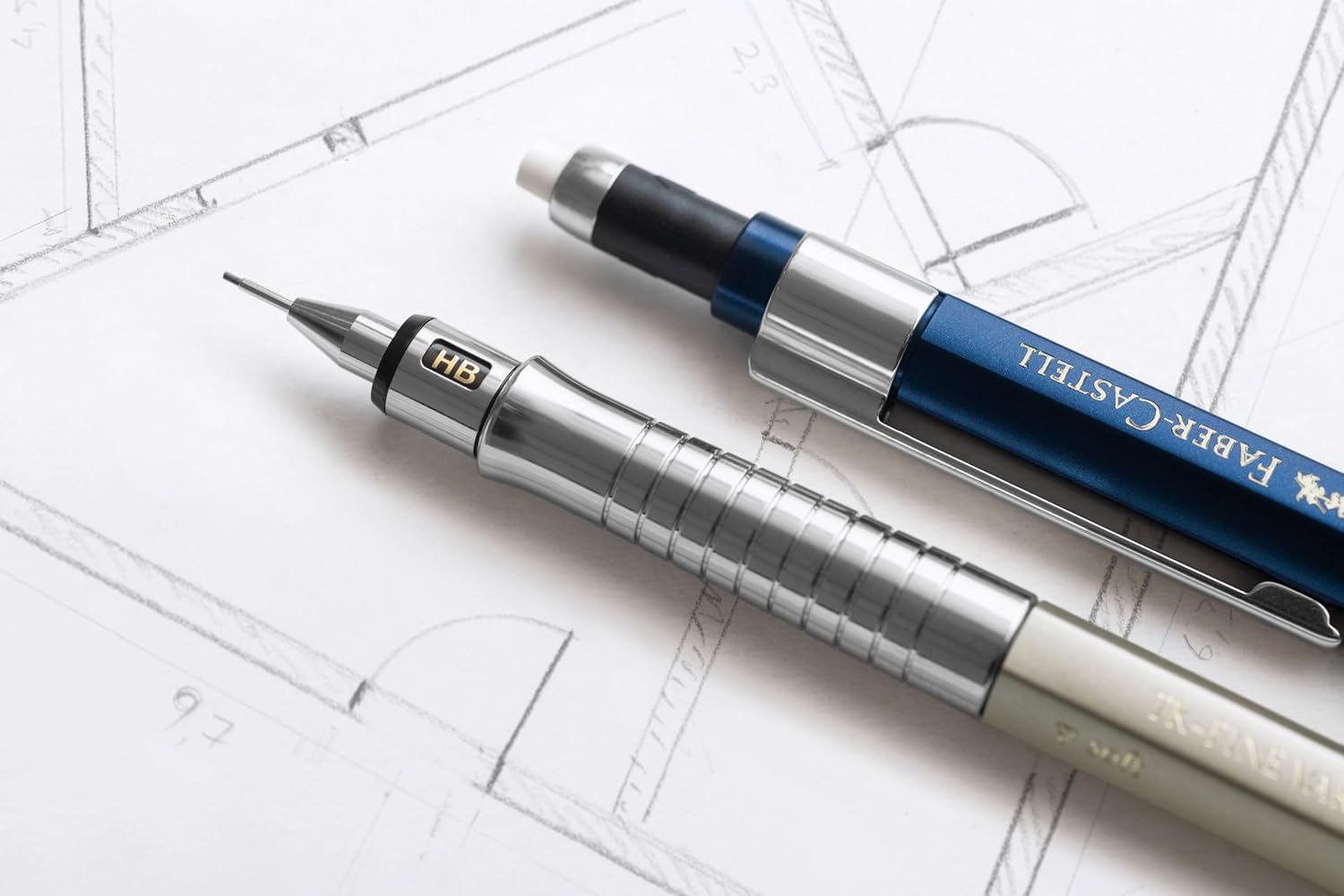 Faber Castell Mechanical Pencil TK-Fine Vario L 0.35mm Indigo