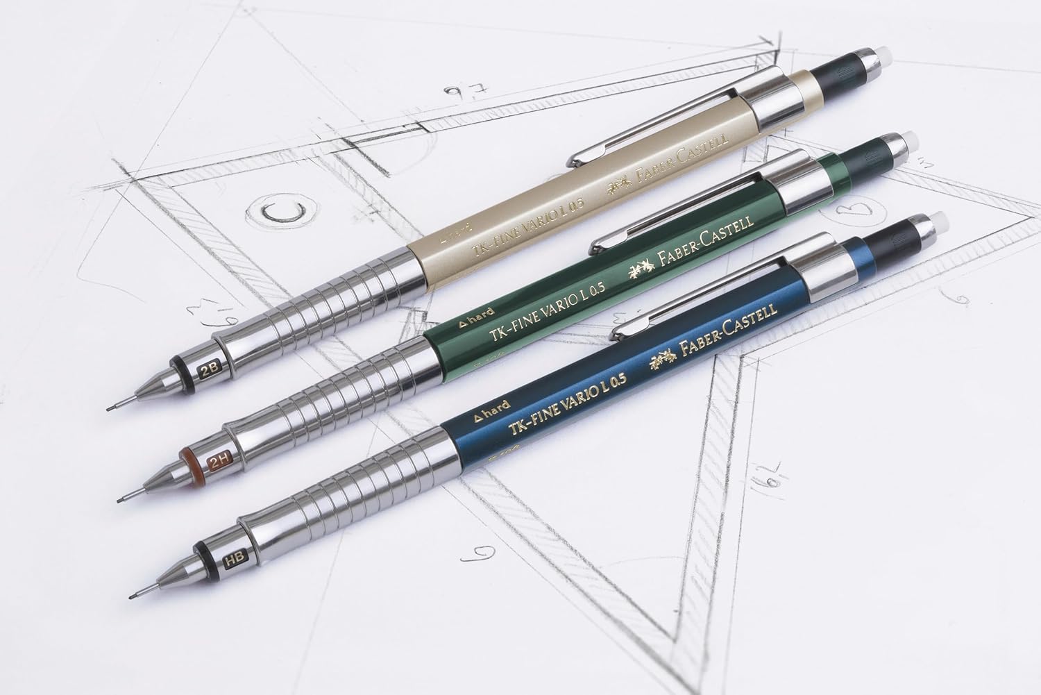 Faber-Castell Mechanical Pencil TK-Fine Vario L 0.7 Champagne Gold