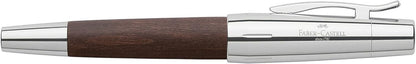 Faber-Castell E MOTION FOUNTAIN PEN DARK BROWN F
