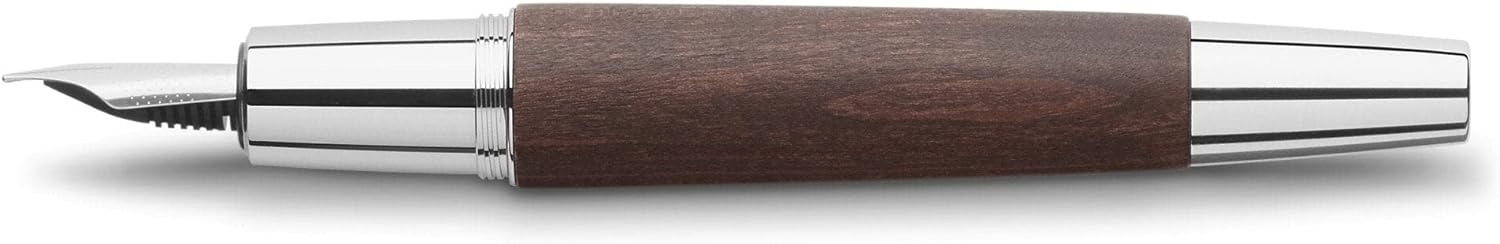 Faber-Castell E MOTION FOUNTAIN PEN DARK BROWN F