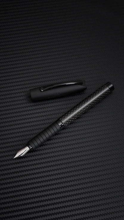 Faber-Castell Carbon BASIC Black Fountain Pen with Extra-Fine Nib