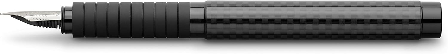 Faber-Castell Carbon BASIC Black Fountain Pen with Extra-Fine Nib