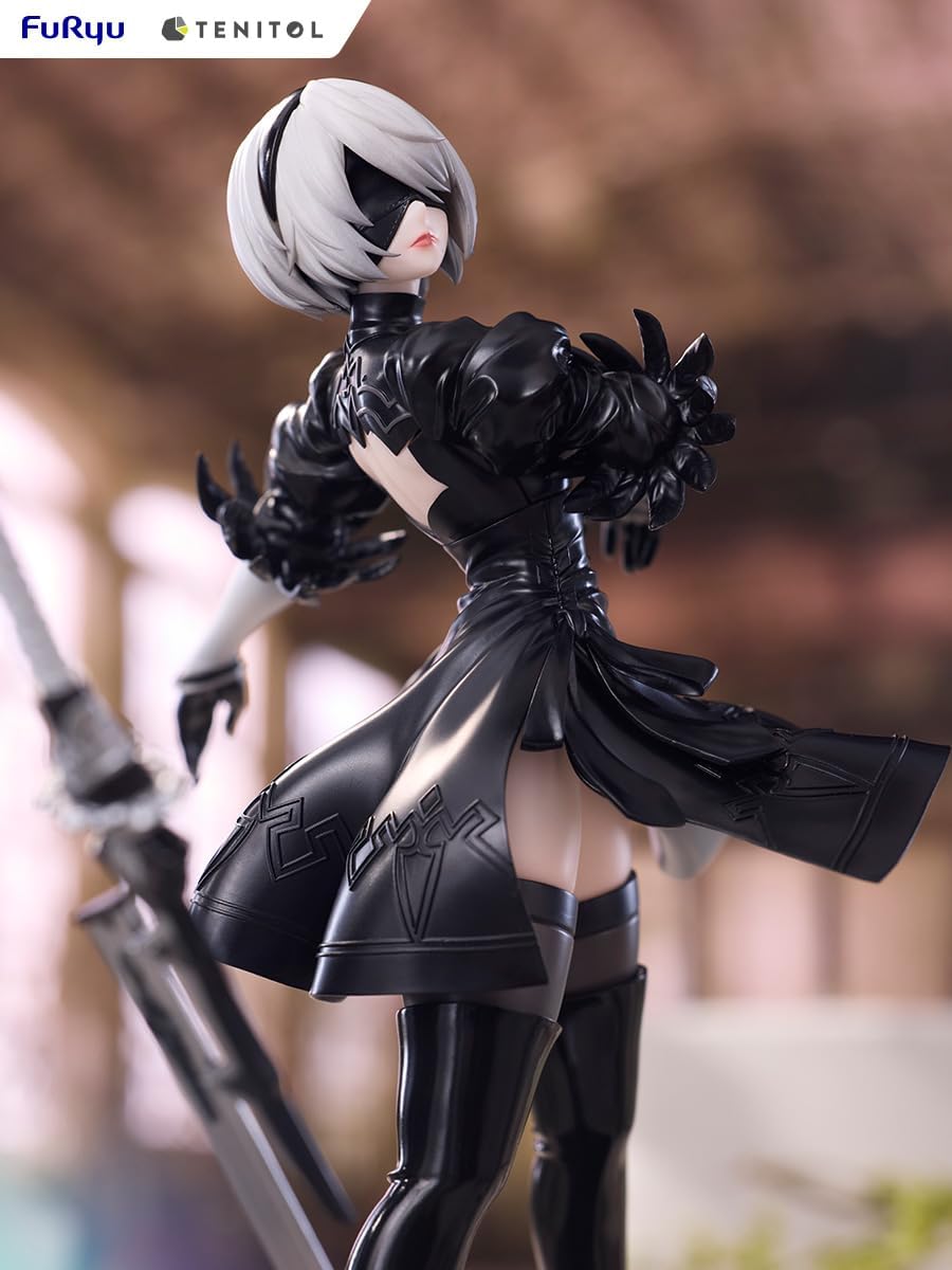 FuRyu AMU-TNL0101 Anime "NieR:Automata Ver1.1a" TENITOL 2B (Yoruha No. 2 Type B) Total Height Approx. 8.7 inches (220 mm), Non-scale, ATBC-PVC, Painted Finished Figure