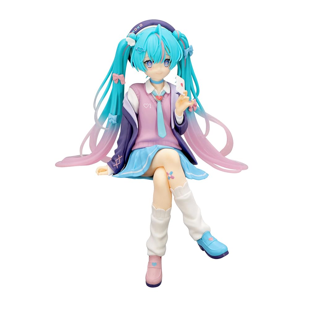 Furyu Hatsune Miku Love Blazer Navy Color Version Figure 14cm Hatsune Miku Noodle Stopper