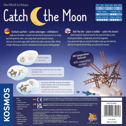Thames & Kosmos Catch the Moon, stravagante gioco impilabile a scale, giochi per famiglie per la notte di gioco, giochi per adulti e bambini, da 1 a 6 giocatori, età 8+