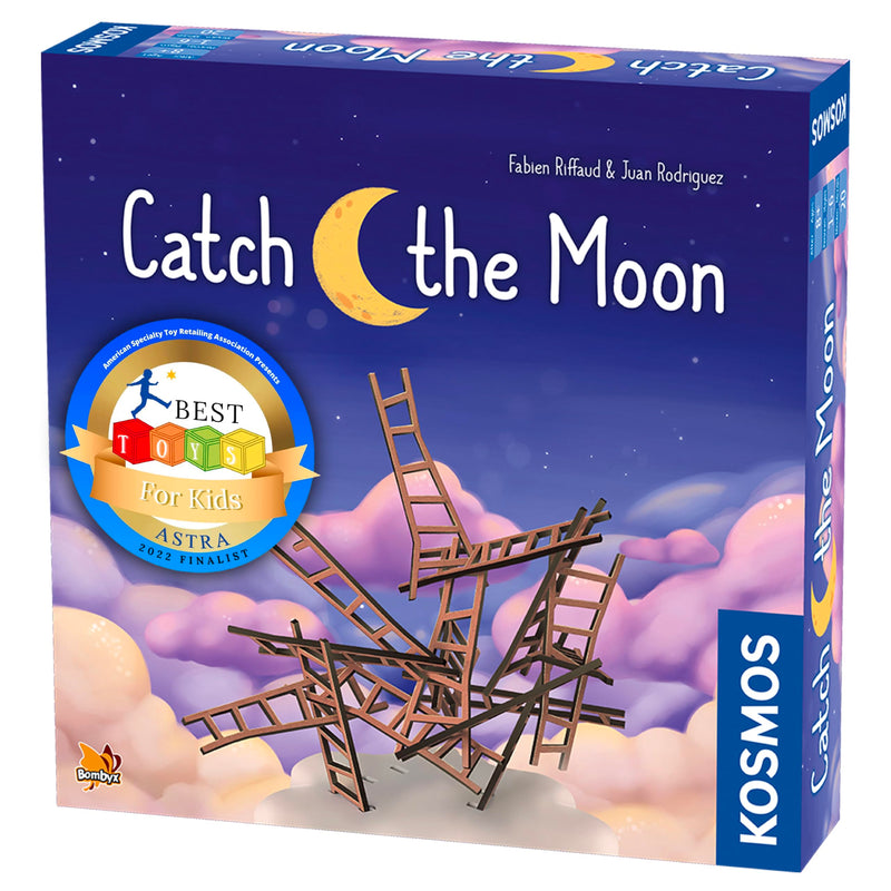 Thames & Kosmos Catch the Moon, stravagante gioco impilabile a scale, giochi per famiglie per la notte di gioco, giochi per adulti e bambini, da 1 a 6 giocatori, età 8+