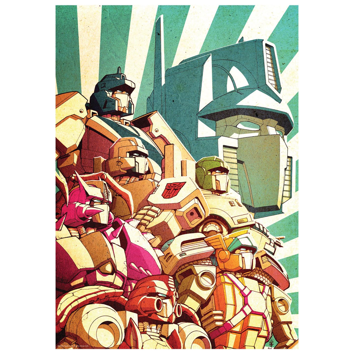FaNaTtik Transformers Optimus Prime Limited Edition A3 Art Print