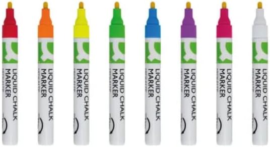 Q-Connect Chalk Markers Medium Tip Assorted (Pack of 8