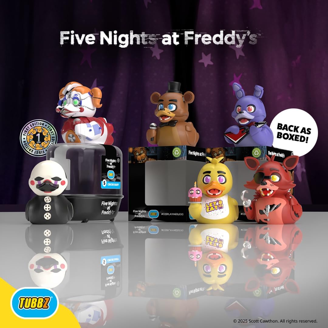 TUBBZ Boxed Edition: Five Nights At Freddy's - Freddy Fazbear Cosplaying Rubber Duck Vinyl Figure