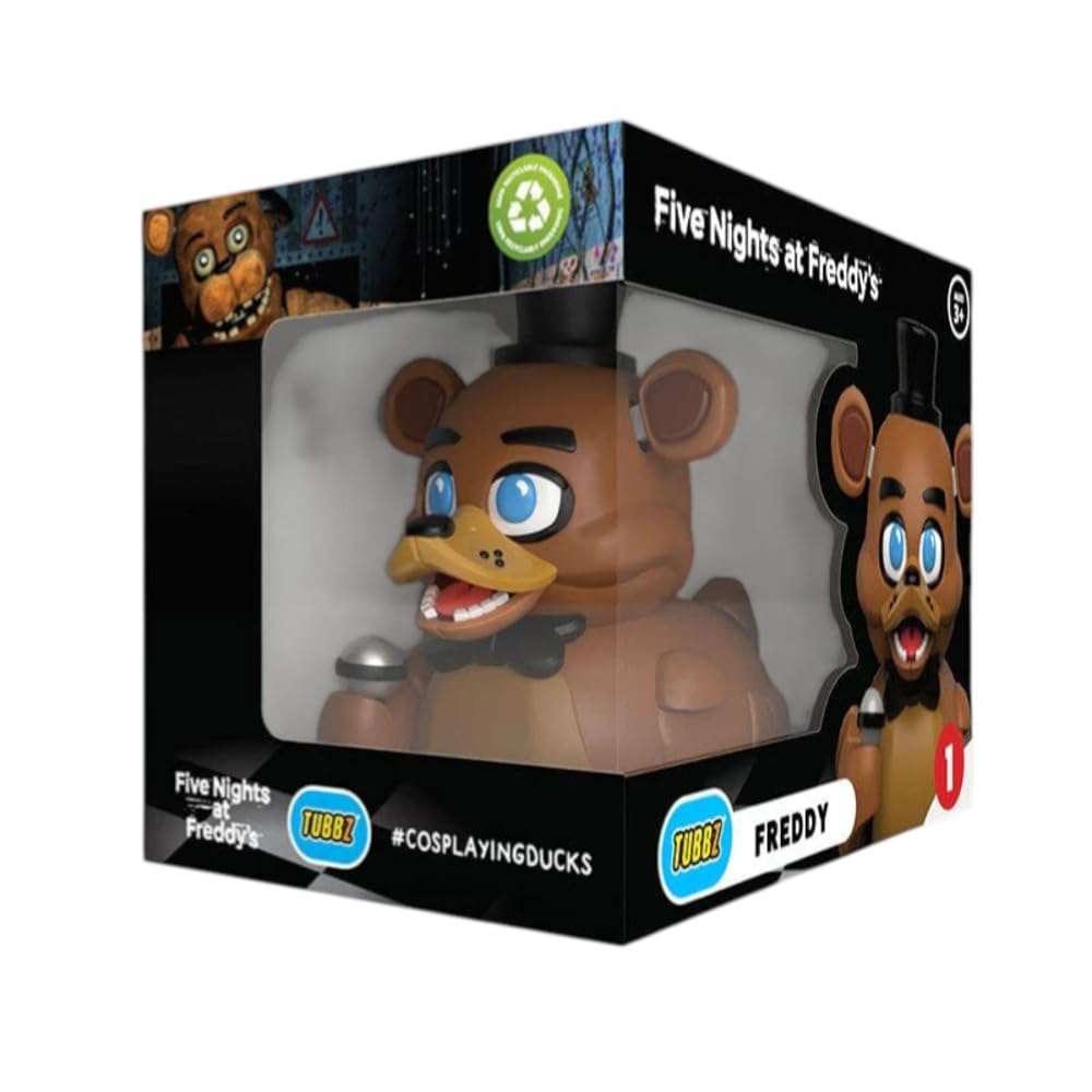 TUBBZ Boxed Edition: Five Nights At Freddy's - Freddy Fazbear Cosplaying Rubber Duck Vinyl Figure