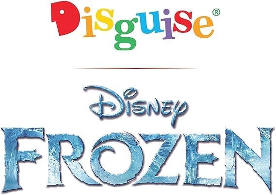 Disguise Disney Frozen Elsa Standard Fancy Dress Costume, Officially Licensed Disney Frozen, Includes A Beautiful Ice Blue Dress With Mesh Sleeves and Cape, in size 7-8, 4-6, 3-4 years