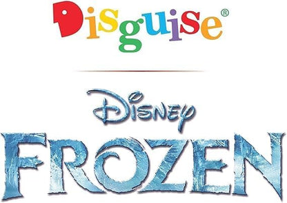 Disguise Disney Frozen Elsa Standard Fancy Dress Costume, Officially Licensed Disney Frozen, Includes A Beautiful Ice Blue Dress With Mesh Sleeves and Cape, in size 7-8, 4-6, 3-4 years