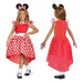 Disney Official Classic Pink Minnie Mouse Costume Kids, Minnie Mouse Dress Up Outfit Skirt Girls Fancy Dress, World Book Day Costumes for Girls