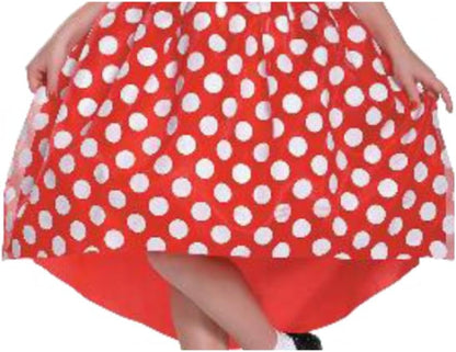 Disney Official Classic Pink Minnie Mouse Costume Kids, Minnie Mouse Dress Up Outfit Skirt Girls Fancy Dress, World Book Day Costumes for Girls