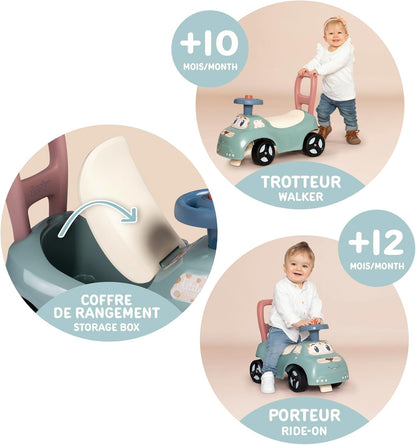 Smoby - Little Smoby  Loopauto Pastel Blauw