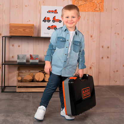 Smoby - Smoby Black & Decker Bricolo Smart Werkbank Inklapbaar in Koffer 33dlg.