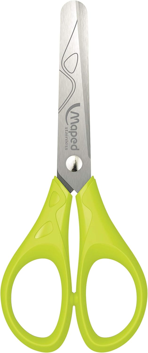 Maped Essentials – Forbici scolastiche, 13 cm, Colori assortiti, 1 pezzo