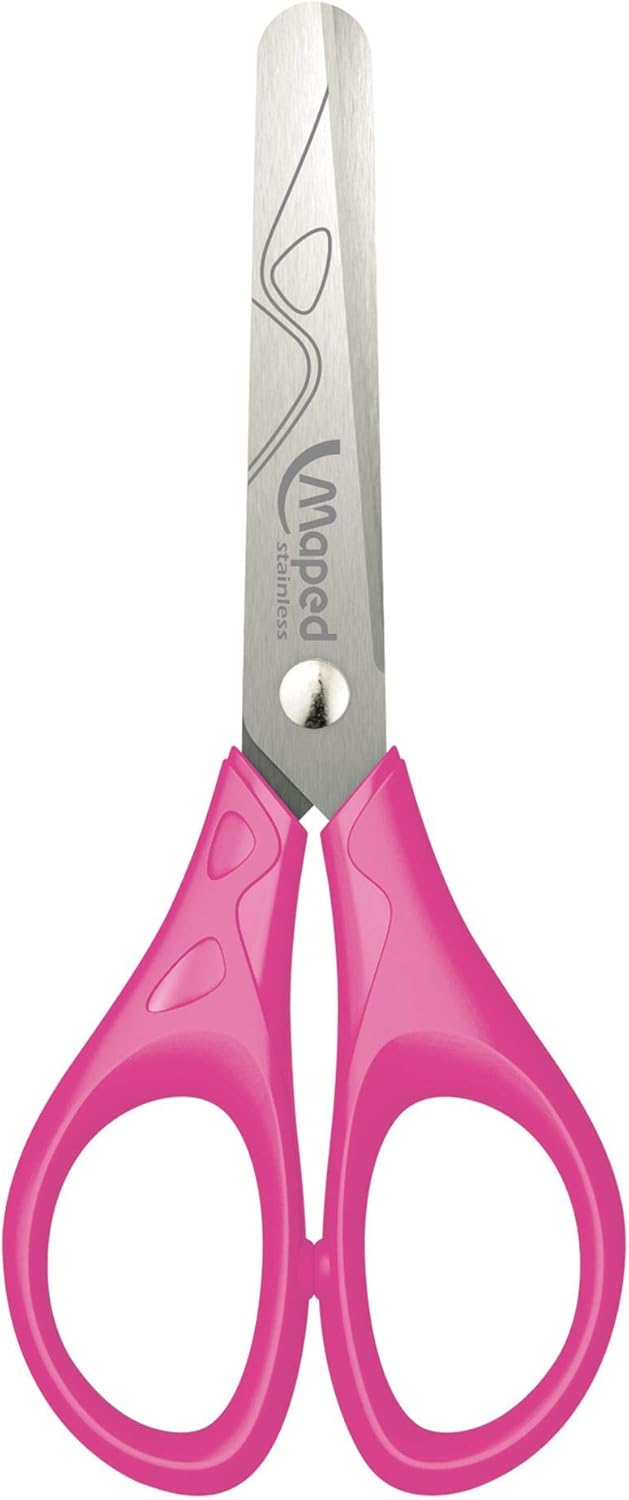 Maped Essentials – Forbici scolastiche, 13 cm, Colori assortiti, 1 pezzo