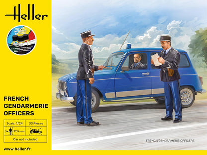 Heller - 1/24 Starter Kit French Police Officers (04/25) *