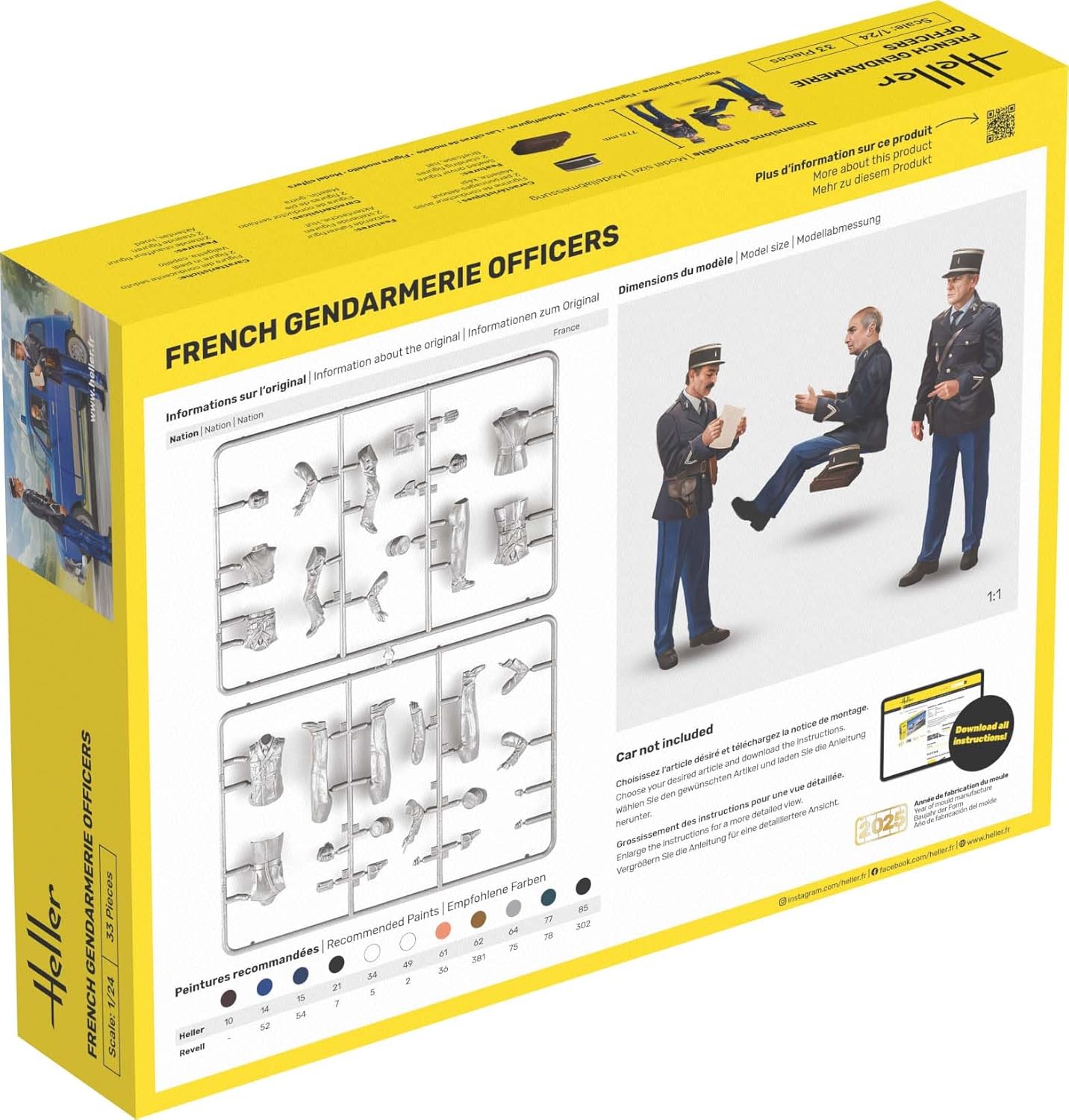 Heller HEL82751 Modelbouwset, Ongelakt