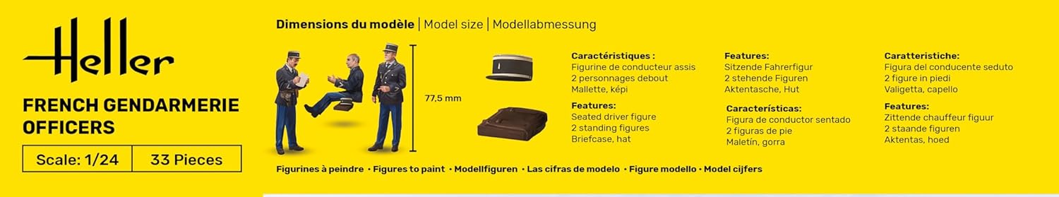 Heller HEL82751 Modelbouwset, Ongelakt