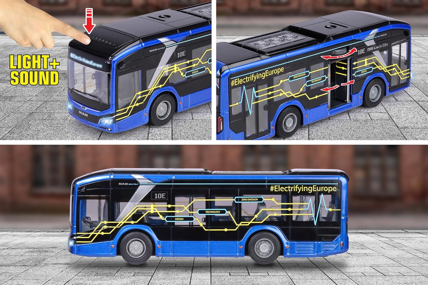 Majorette Man Lion's City 10 E bus