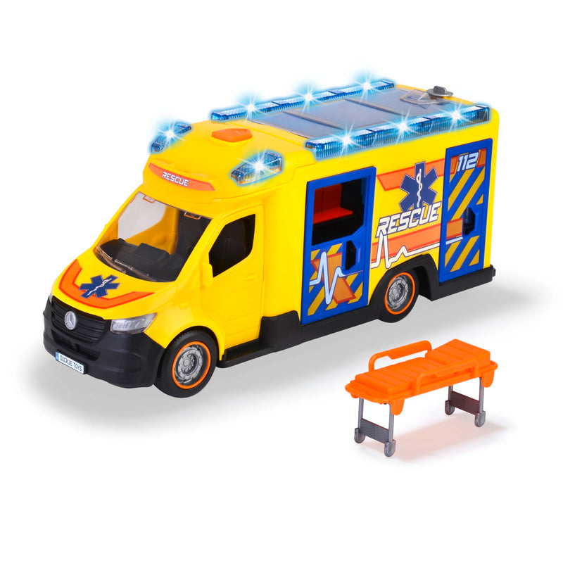 Dickie Toys - SPRINTER AMBULANZA FUOCO E SALVATAGGIO