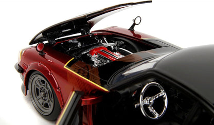 Fast & Furious JADA NISSAN DATSUN 240Z 1:24 die-cast model Car (FAST X), Red, Toys for Kids and Adults, collect and play vehicle